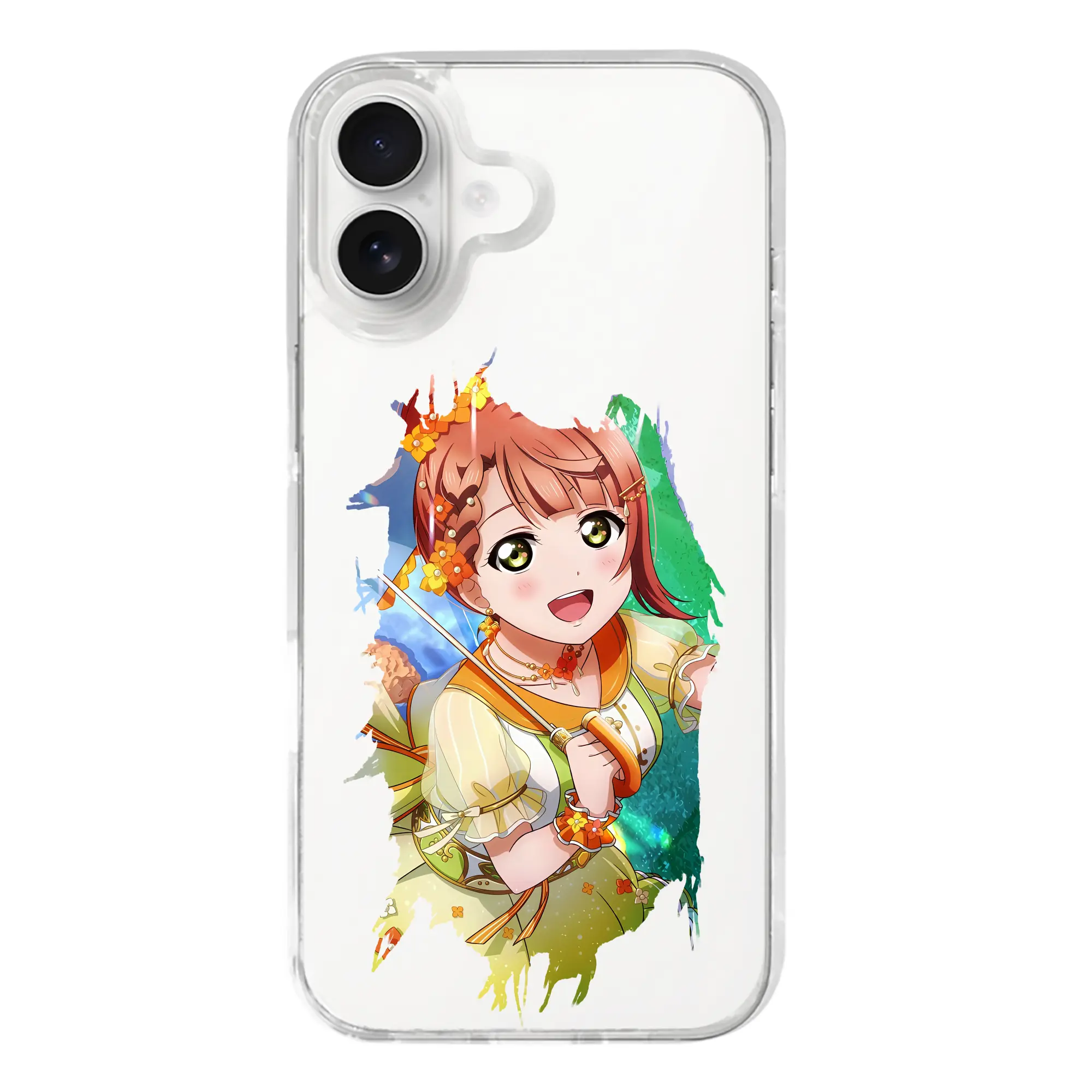 Love Live! グッズ,上原歩夢 - iPhone 17シリーズ 透明スマホケース – 薄型・耐衝撃・精密フィット保護カバー